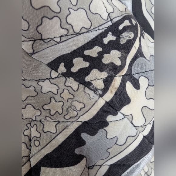 Averardo Bessi Gray Black Quilted Puffer Jacket Coat Made In Italy Size 8 - Picture 7 of 7